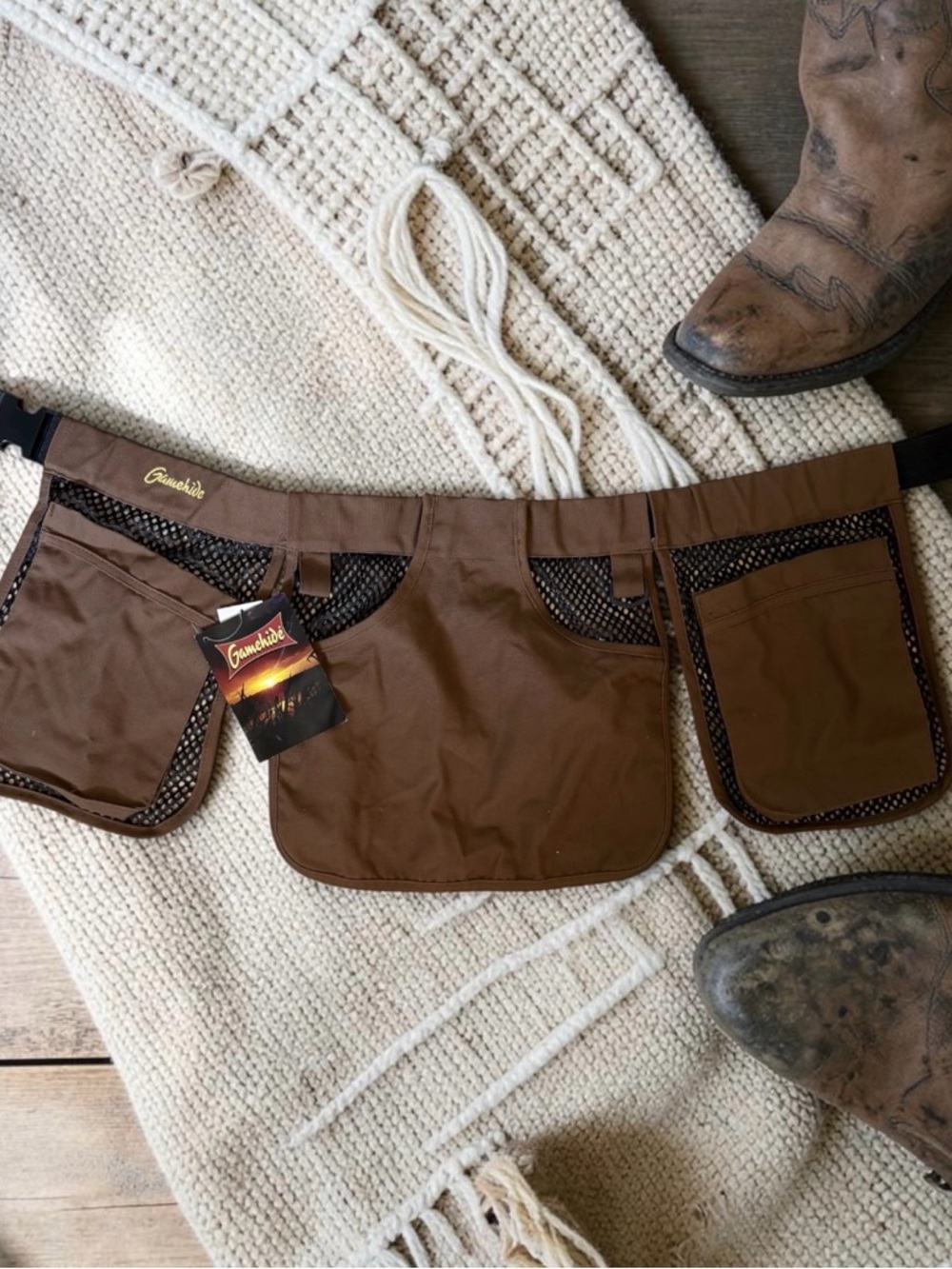 Gamehide Brown Ultra Lite Game Bird Sporting Outdoor Belt